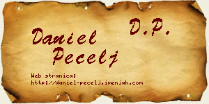 Daniel Pecelj vizit kartica